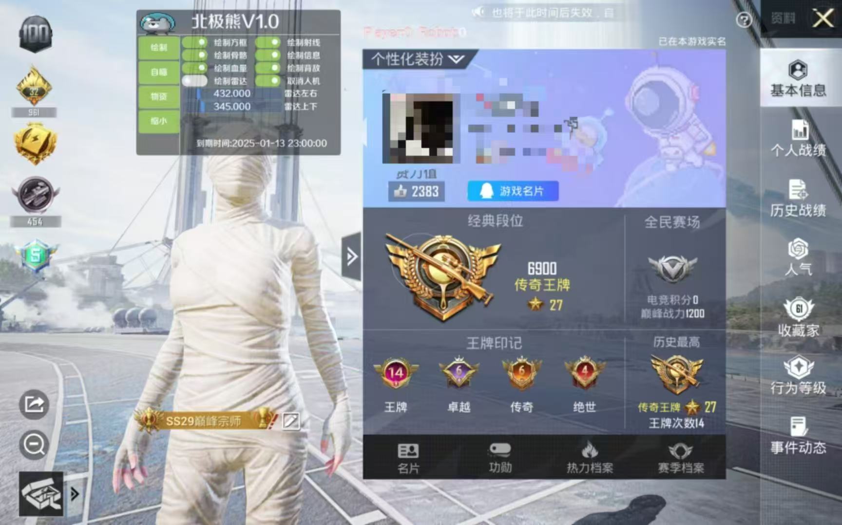 和平精英98k耀虎外挂