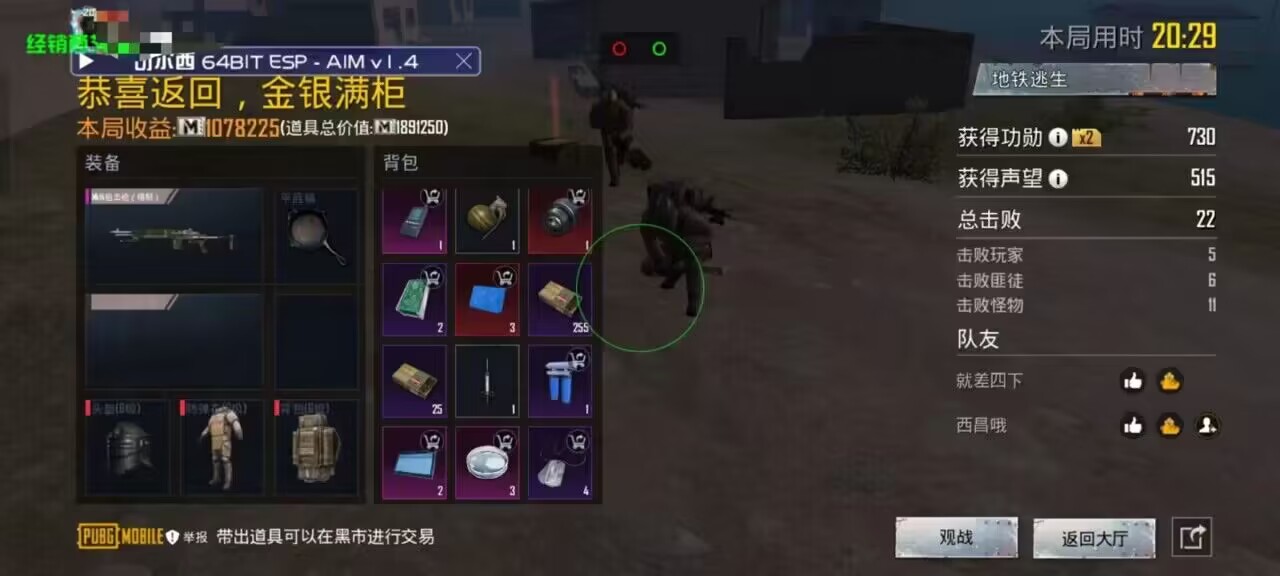 和平精英【404内核】辅助外挂